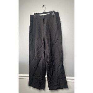 Nic+Zoe Phantom Linen-Blend Wide Leg Trouser Women's Size 10